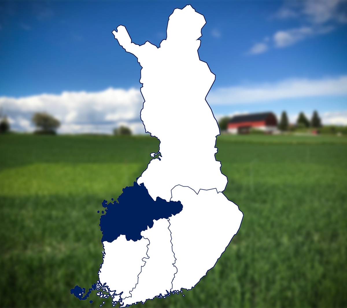 Pohjanmaa, Ahvenanmaa ja Keski-Suomi